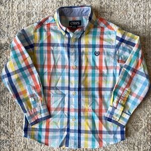Chaps plaid button down shirt for Spring/Easter
